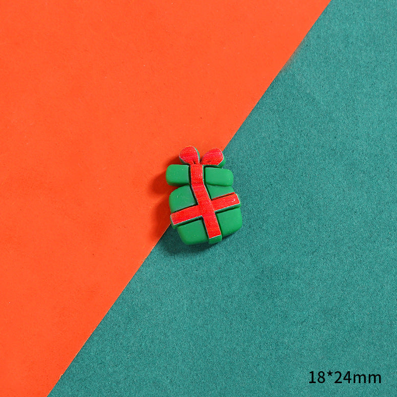 Cartoon Christmas Series Resin Cream Glue Jewelry Accessories