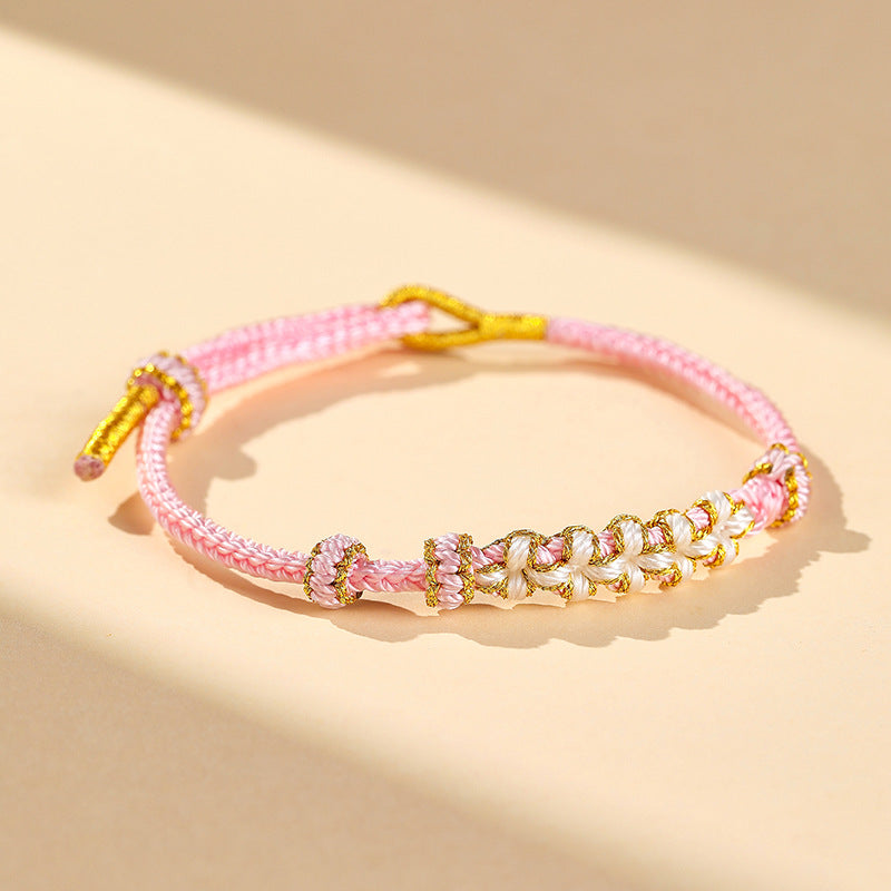 Festival Beads Threading Wear Gold Lucky Bracelets