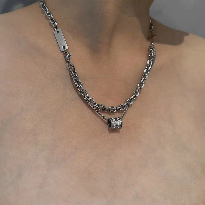 Men's Punk Street High-grade Clavicle Chain Asian Culture Necklaces