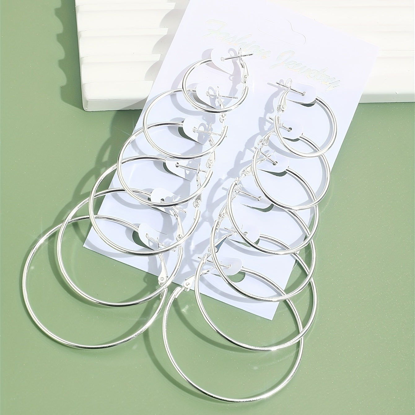 Commute Elegant Circle Fashion Glossy Ear Female Rings