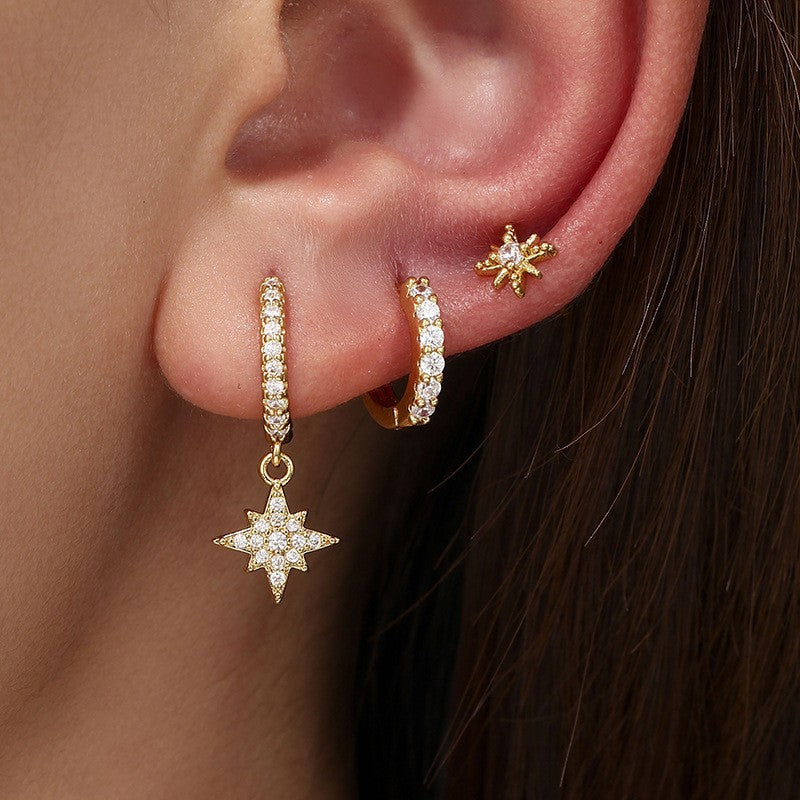 Women's Fashion Single Ear Suit Clip Graceful Rings