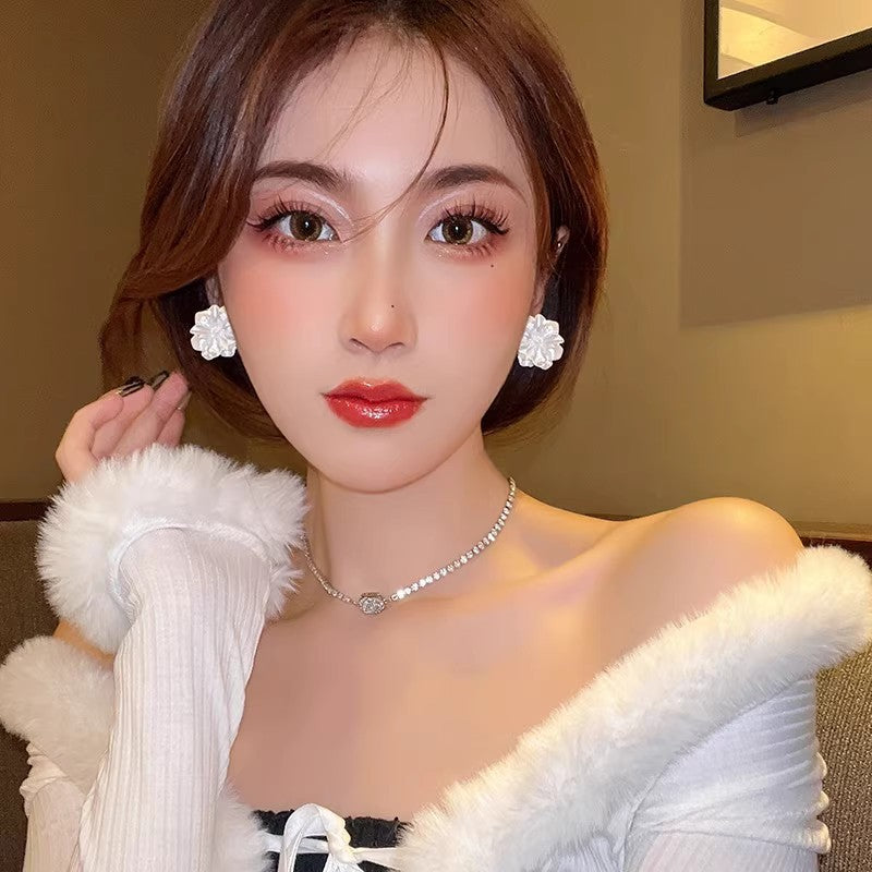 Needle High-grade Female Affordable Luxury Style Tassel Niche Temperamental Earrings