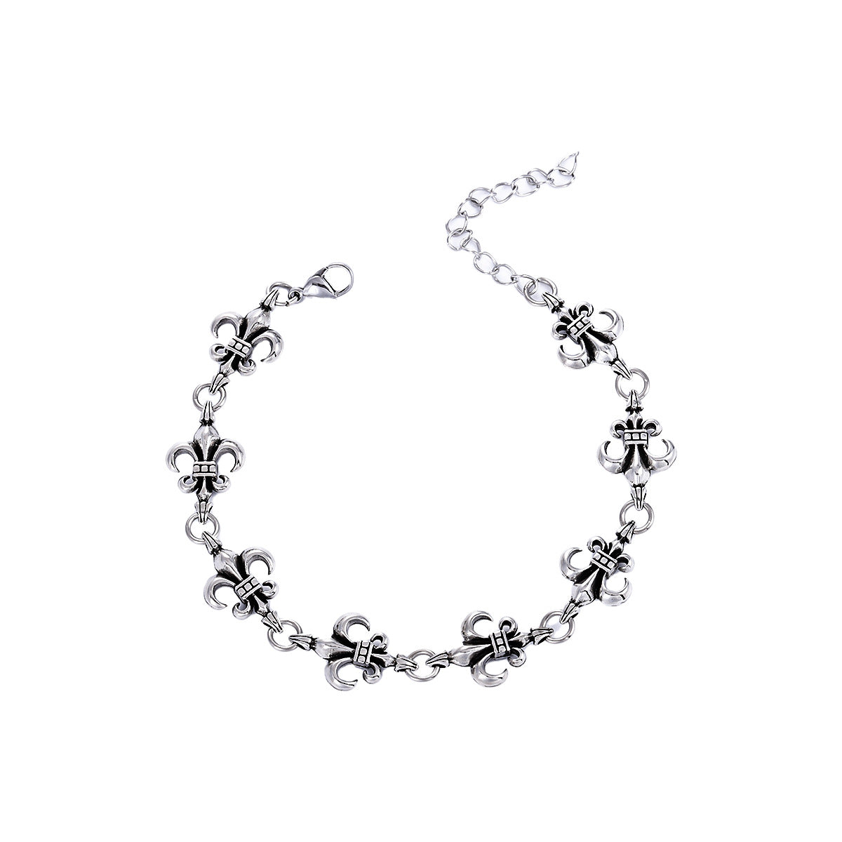 Men's Vintage Cross Fashion Trend Personality High-grade Clavicle Bracelet