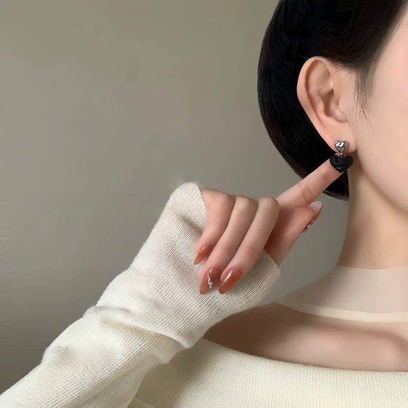 Women's Light Luxury High Sense Elegant For Unique Beautiful Ear Stud Earrings