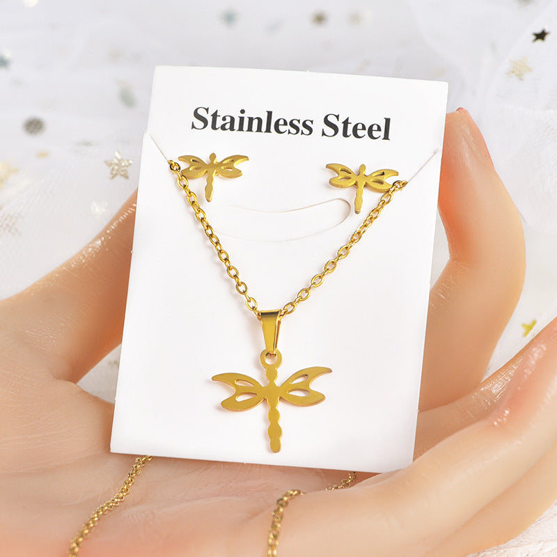 Titanium Steel Irregular Pattern Package Snowflake Puzzle Pendants