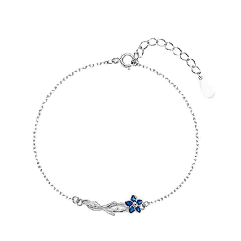 Women's & Men's Myosotis Couple Design Love Token Fashion Gift For Bracelet
