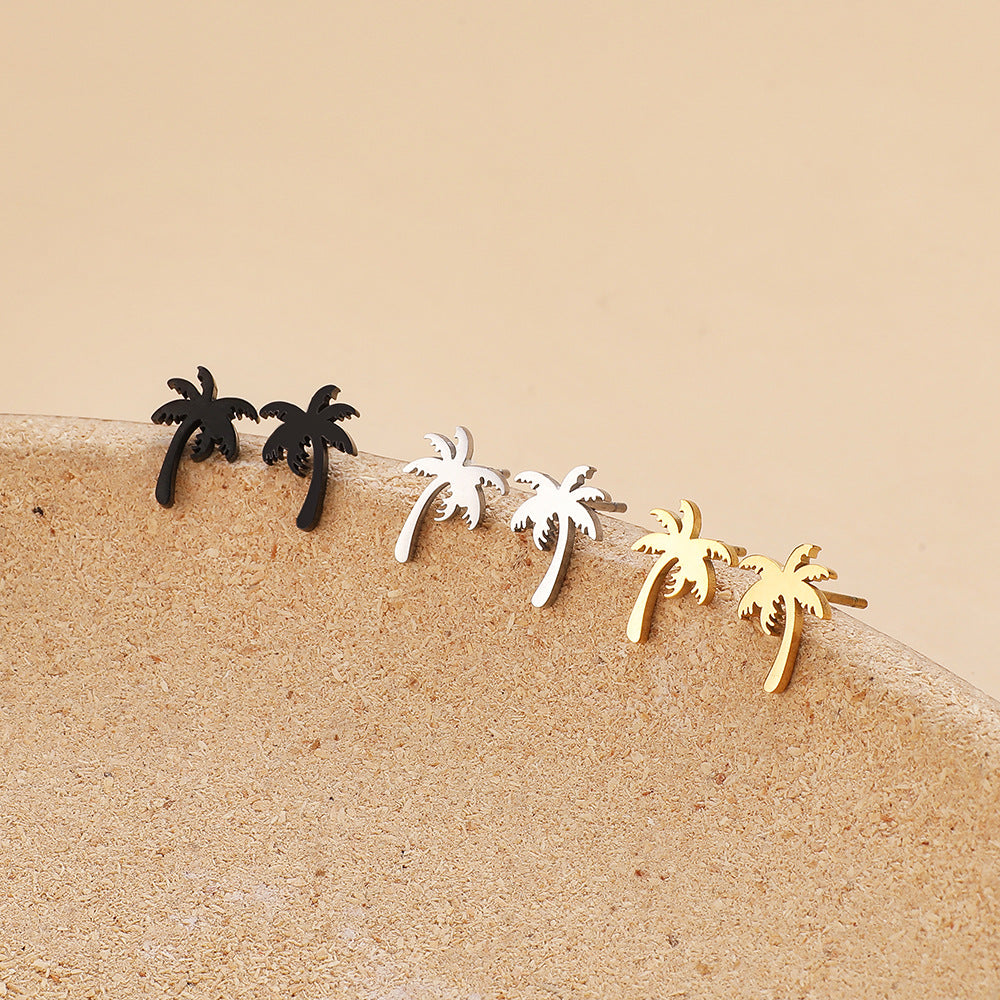 Popular Stainless Steel Fashion Coconut Shape Rings