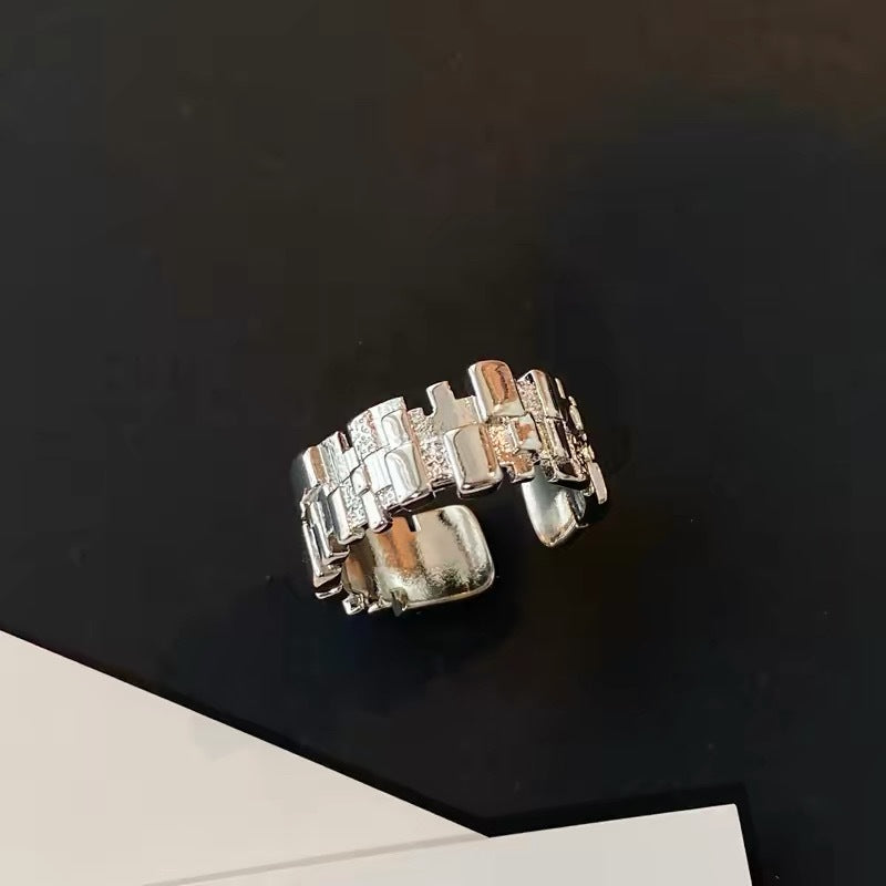 Open Female Niche Design Cold Wind High Sense Ring