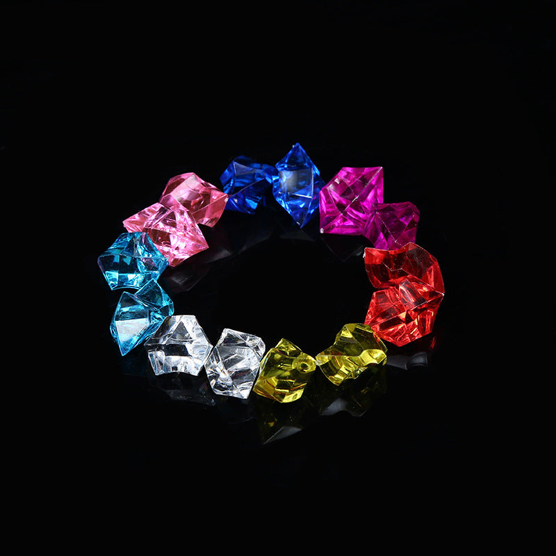 Ornamental Stone Simulation Ice Cube Crystal Crushing Plastic Jewelry Accessories