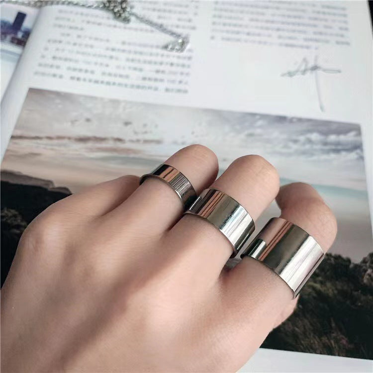 Polished Index Finger Fashionable Versatile Light Luxury Minority Rings