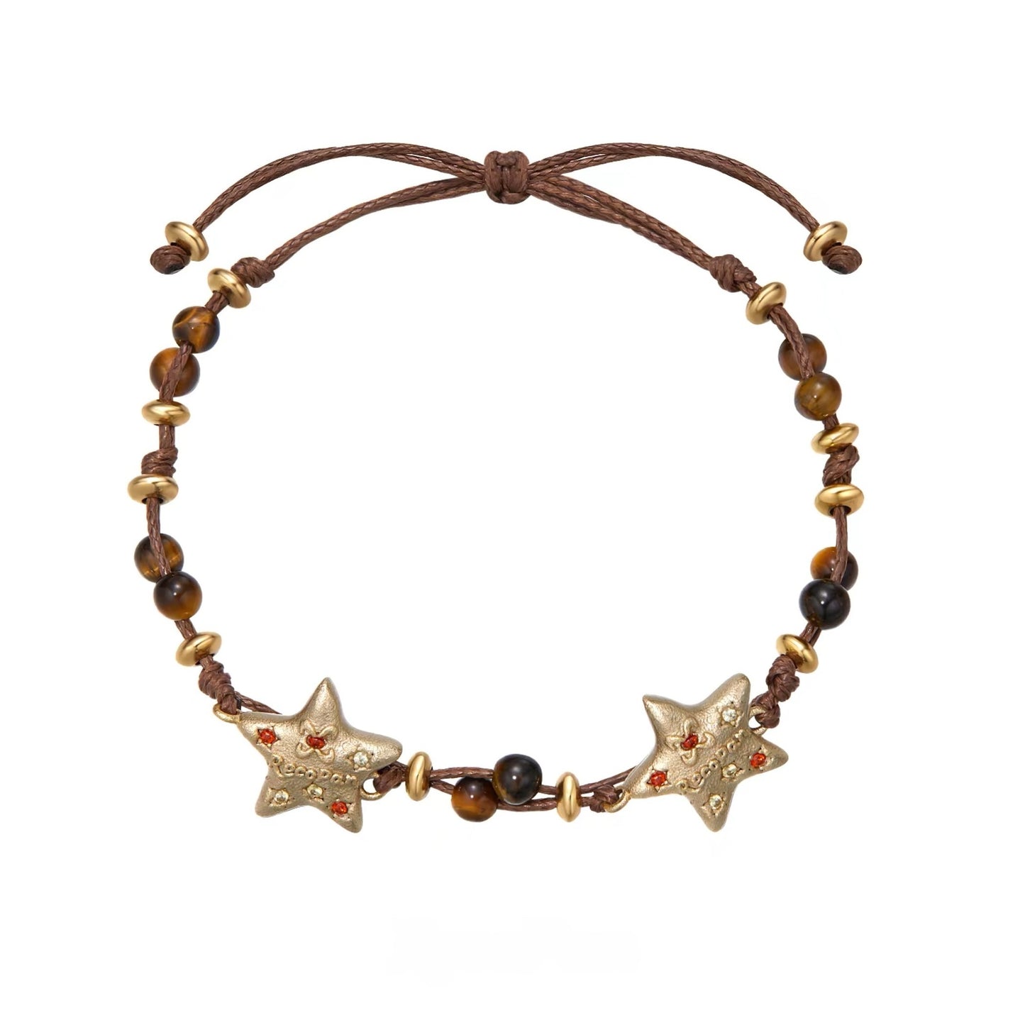 Women's Tiger Eye Exquisite Retro Temperament Wild Fashion Short Pendants