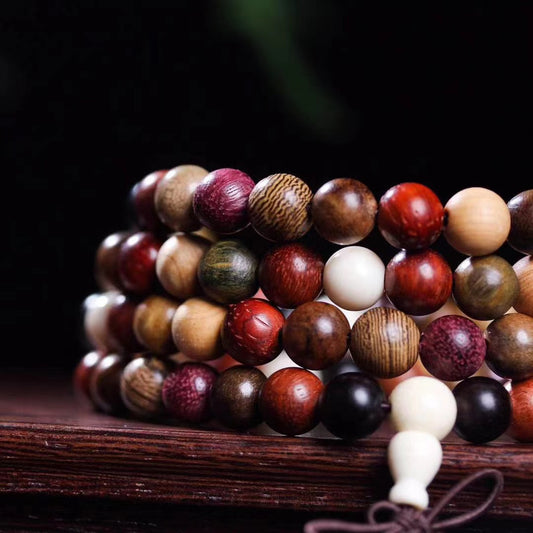 Women's Beads Rosewood Door Frame Yellow Pear Crafts Bracelet