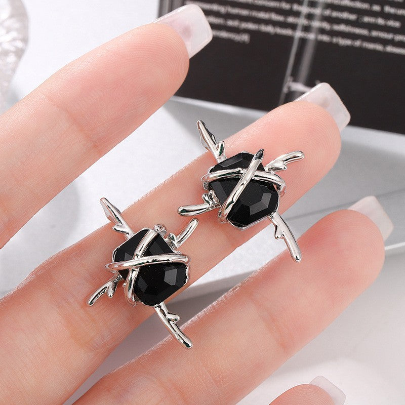 Beautiful High-grade Flower Trendy Temperament Female Earrings