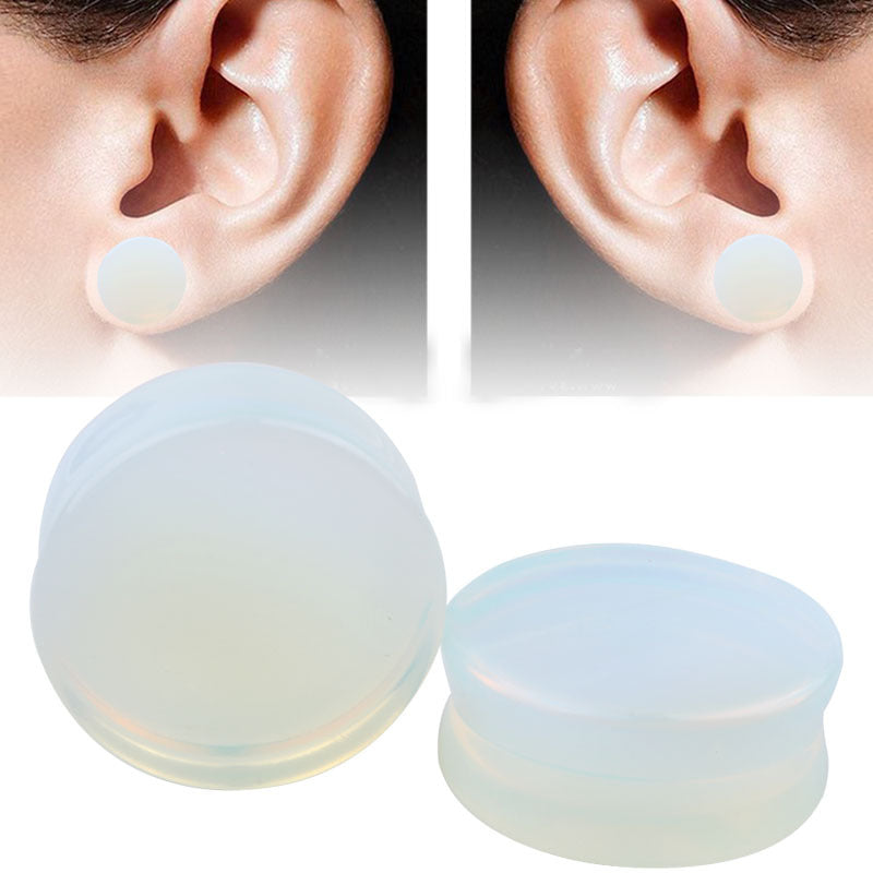 Ear Extender Stone Auricle Exquisite Piercing Earrings