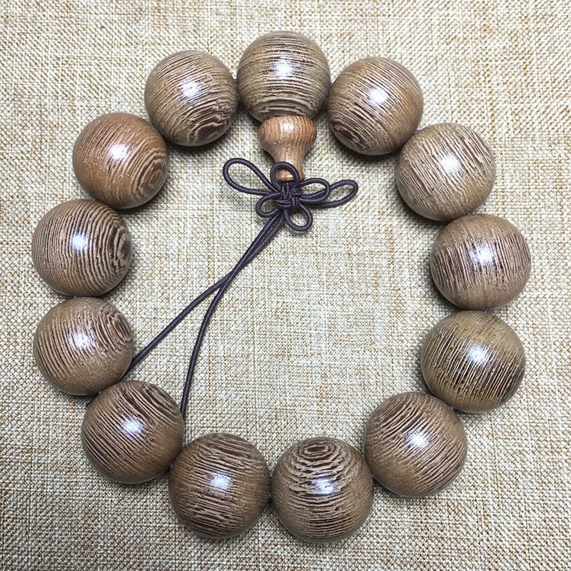 Material Rift Grain Door Frame Buddha Beads Rosary Bracelet