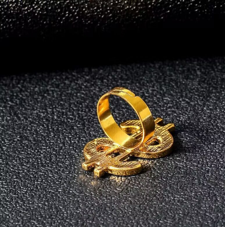 Men's Activity Dollar Hipster Party Dress Up Rings