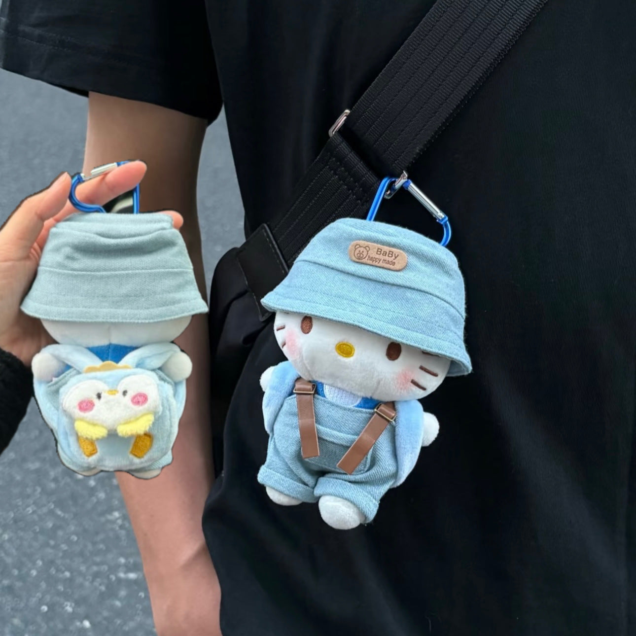 Package Cartoon Lovely Key Buckle Plush Pendants