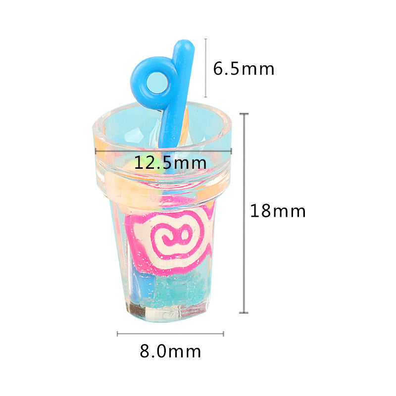 Beverage Bottle Convenience Store Miniature Three-dimensional Food Finish Decoration Jewelry Accessories