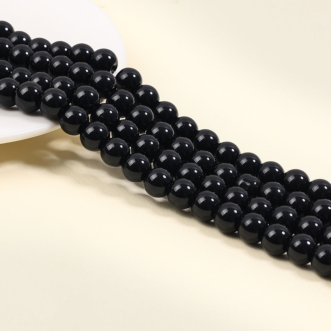 Fashion Glass Bead Transparent Color Imitation Jewelry Accessories