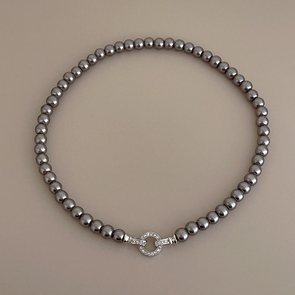 Pearl Light Luxury Minority High-grade Diamond Necklaces