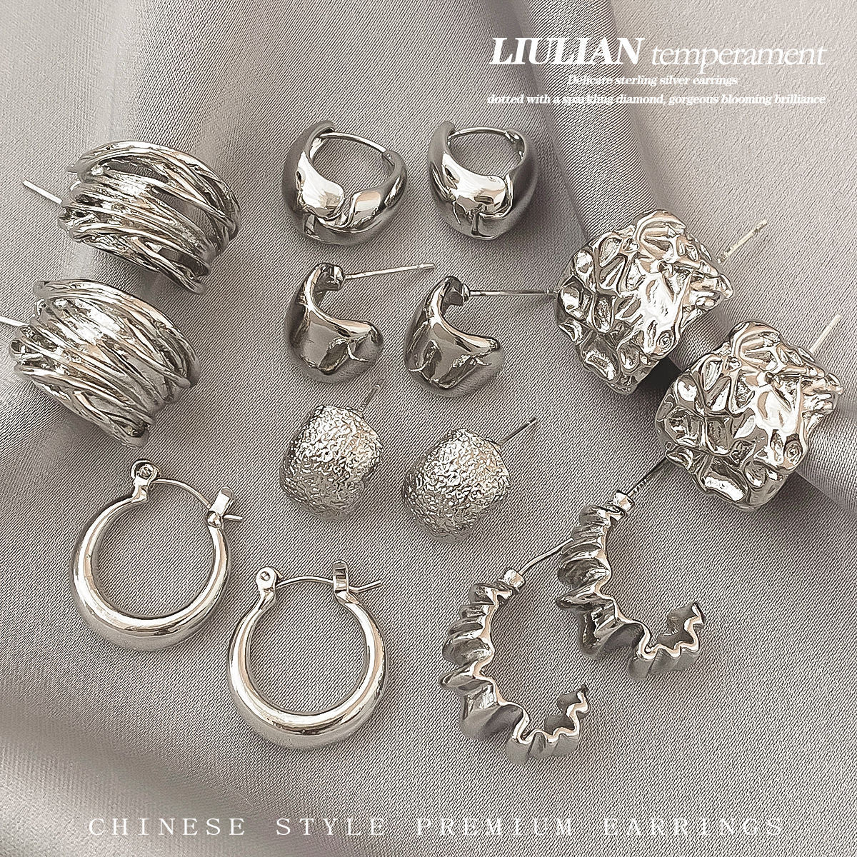 Temperament Niche Ear Jewelry Light Luxury Earrings