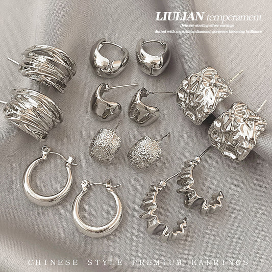 Temperament Niche Ear Jewelry Light Luxury Earrings