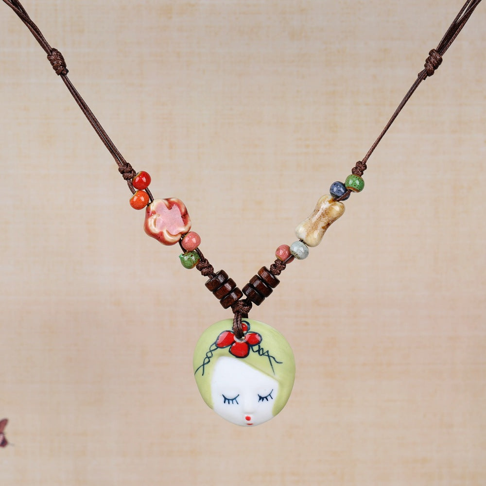 Chinese Ethnic Style Butterfly Niche Ancient Necklaces
