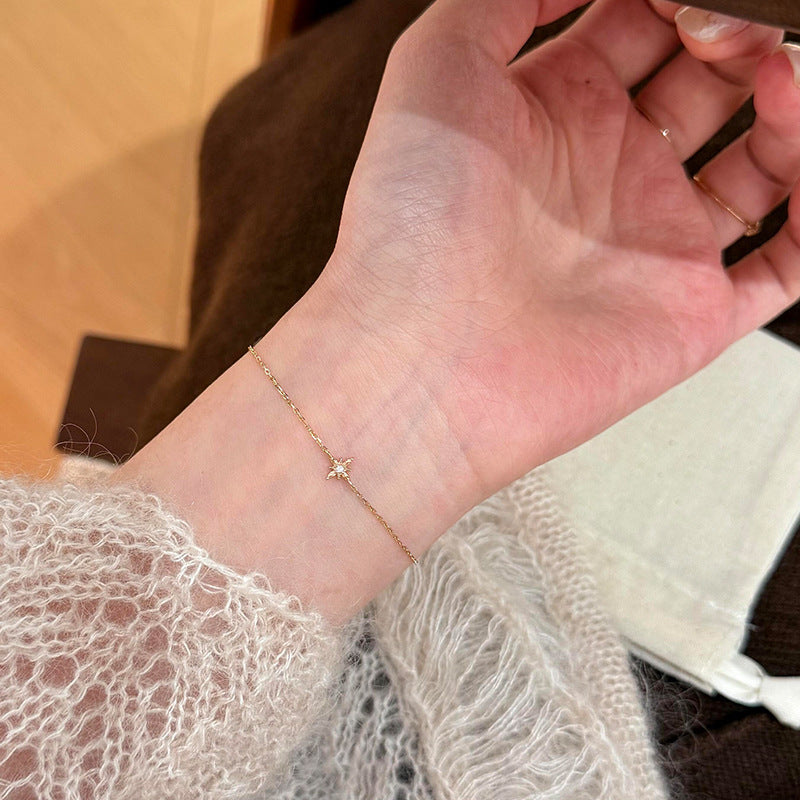 Awn Star Diamond Female Light Luxury Minority Design High Sense Bracelet