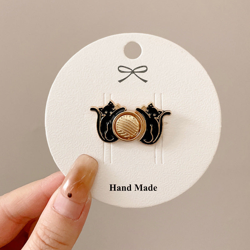 Brooch Clasp Hidden Hook Sewing Free Does Not Hurt Clothes Brooches