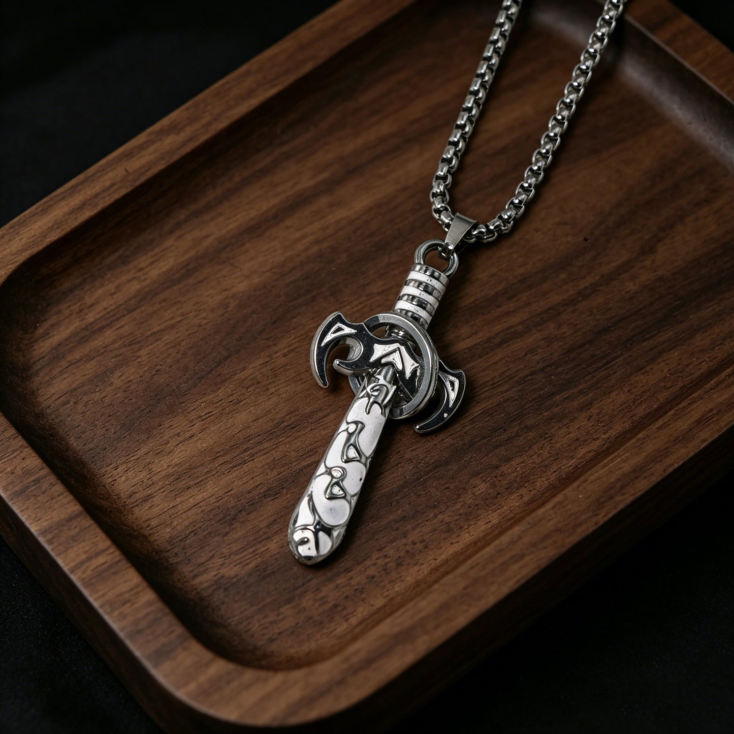 Men's Cross Versatile Personality Hip Hop Tide Necklace