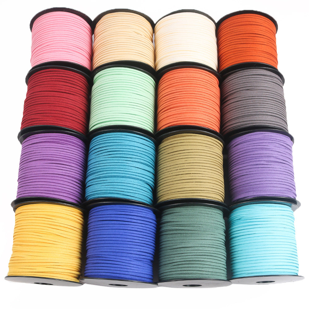 Cord Deerskin Veet Braided Rope Gift Jewelry Accessories