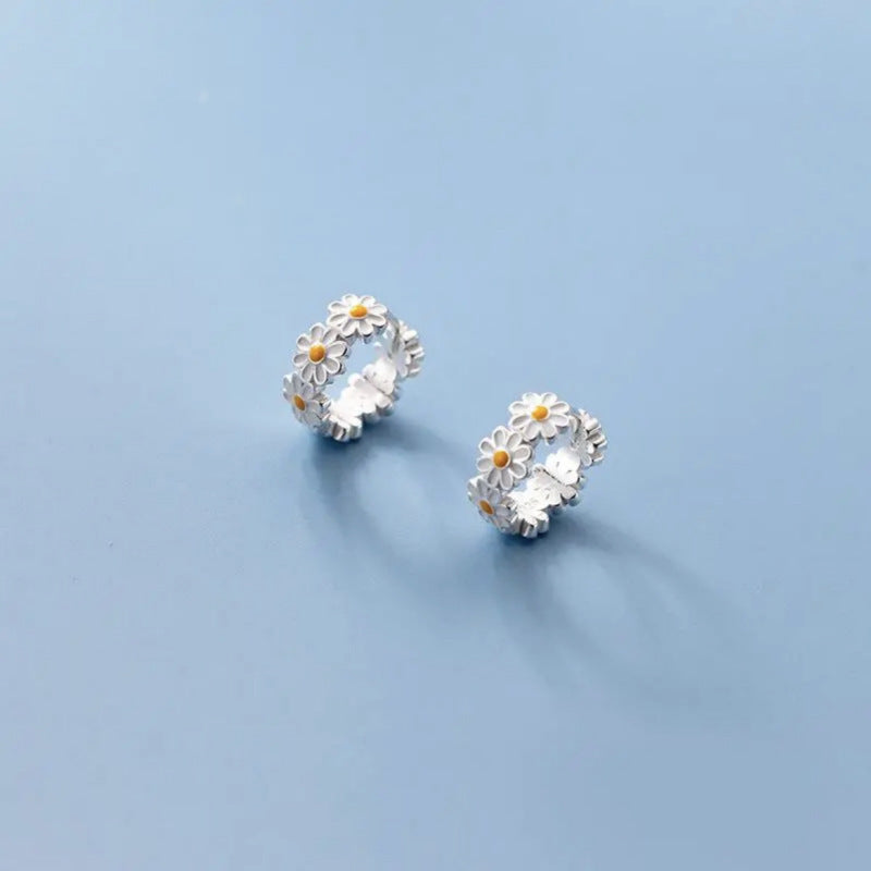 Pastoral Classic Style Ear Fresh Sweet Beauty Western Eardrops Clip Earrings