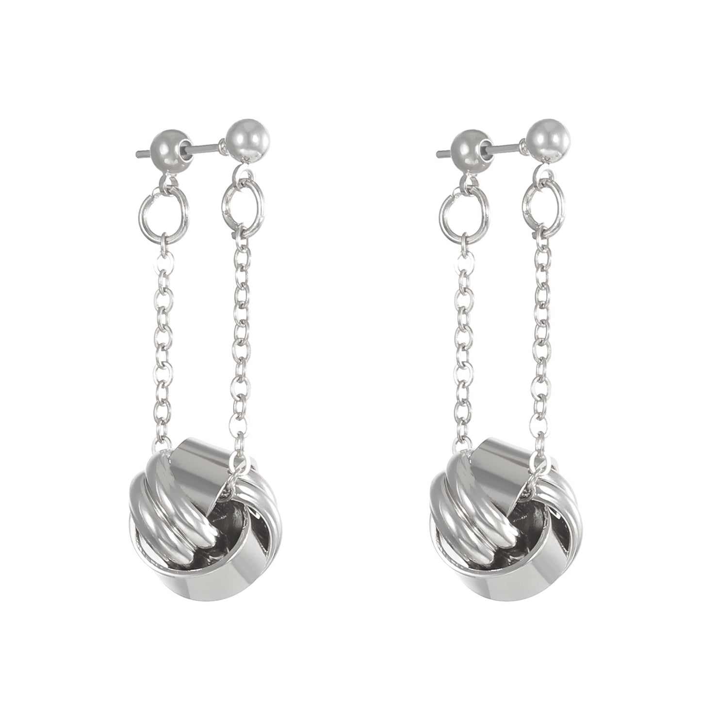 Bends Hitches Female Creative Knotted Twist Jewelry Set