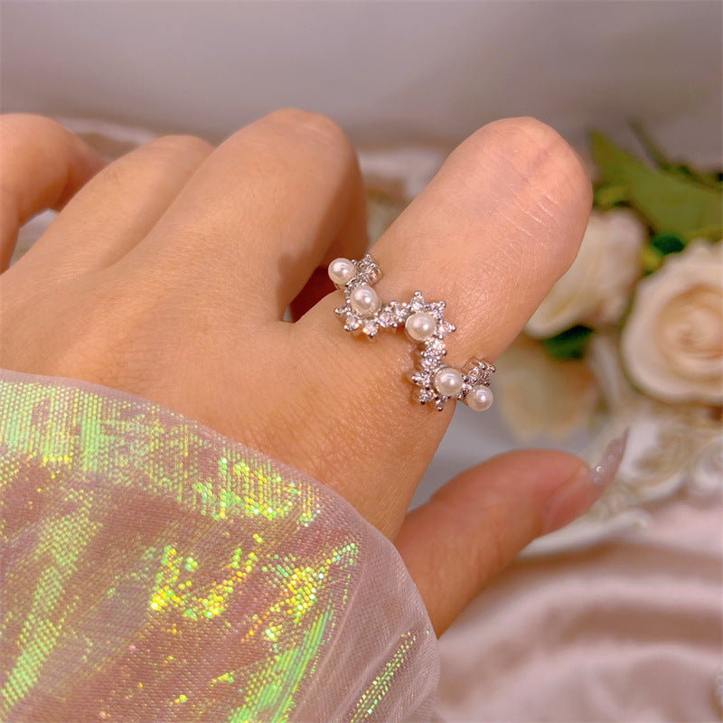 Yuan High-quality Zircon High-grade Color Retaining Open Rings