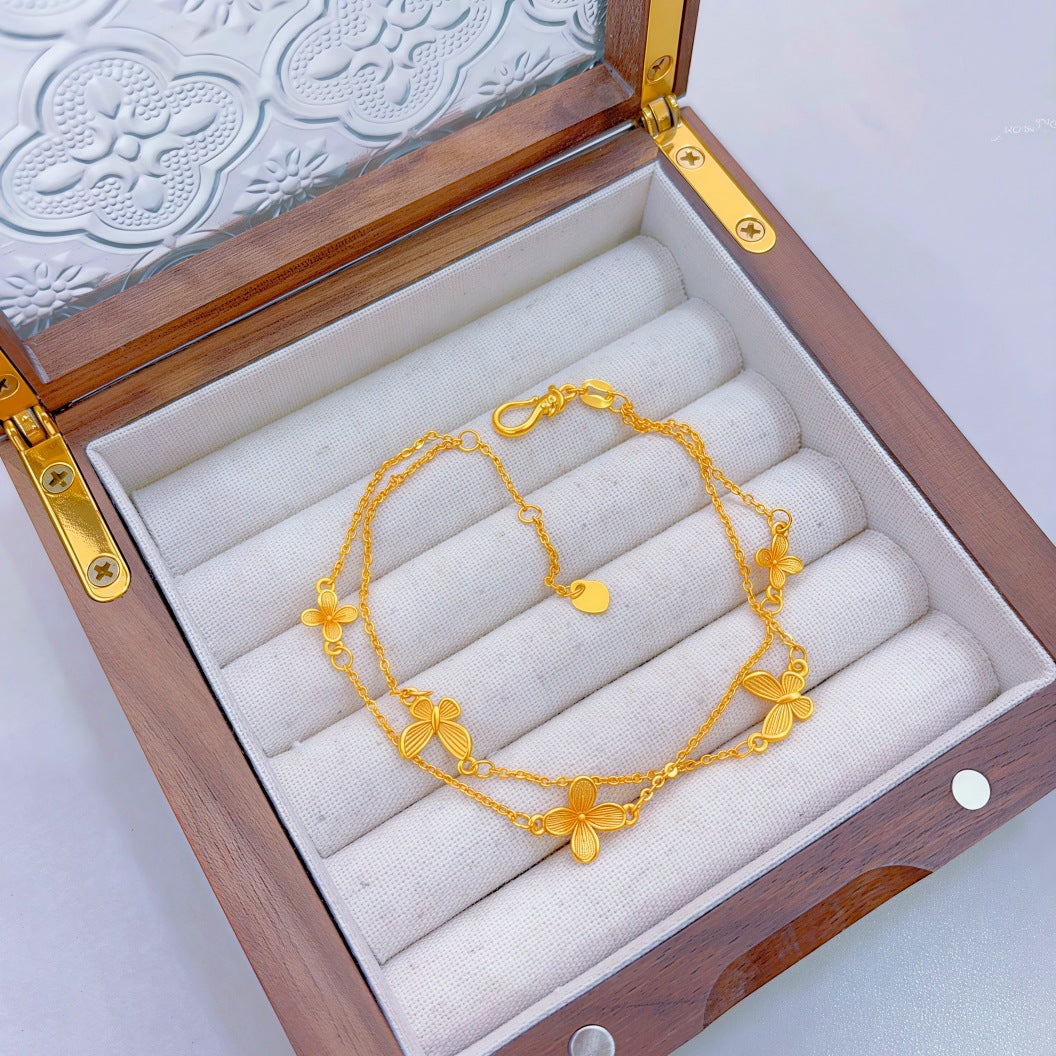 Love Of Butterfly Shop Fashion Double Bracelet