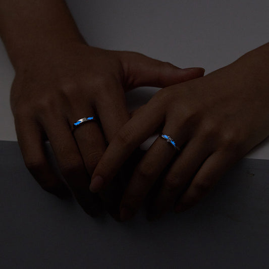 Wheel Luminous Design Sterling Sier Angel Rings