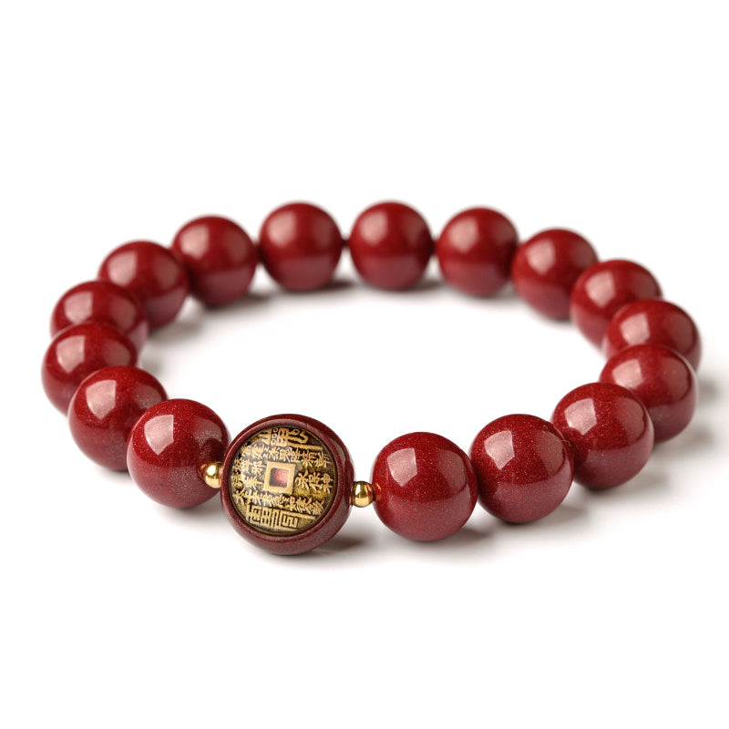 Women's & Men's Mountain Ghost Money Life Taoist Ornament Round Bracelets