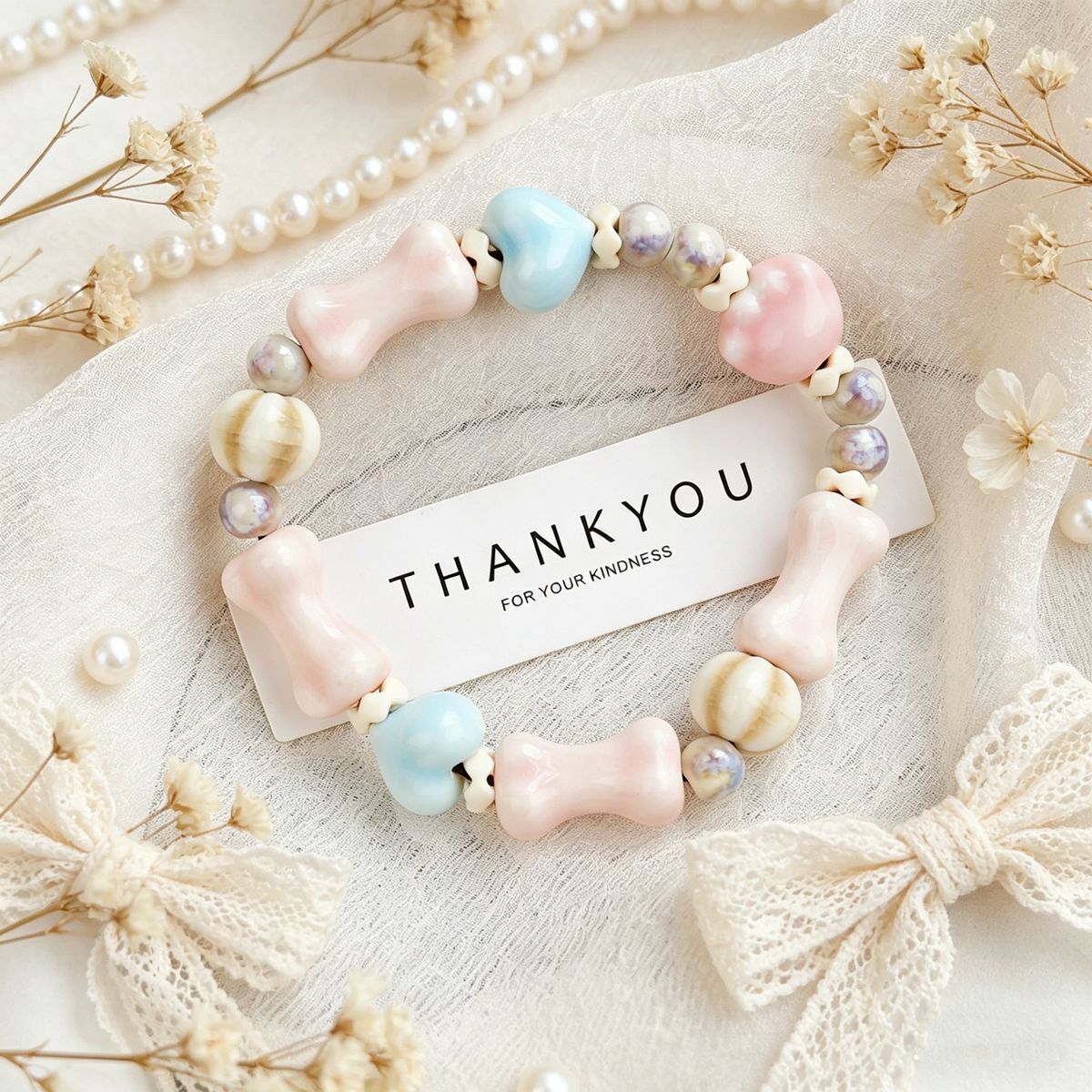 Ceramic National Style Artistic Chinese Design Bracelet