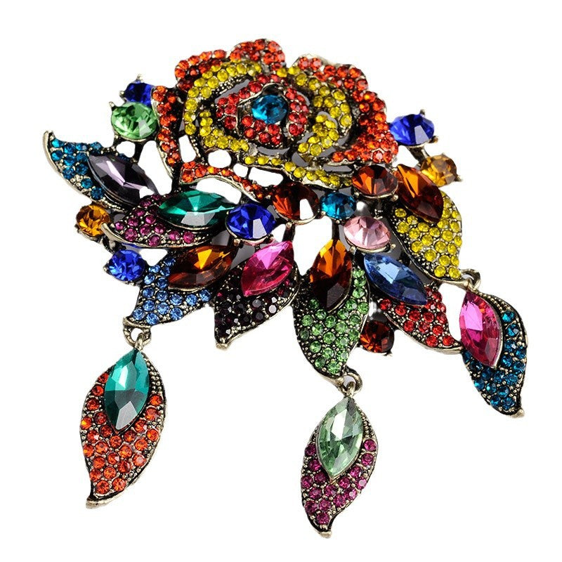 Retro Atmospheric Baroque Style Large Fashion Brooches
