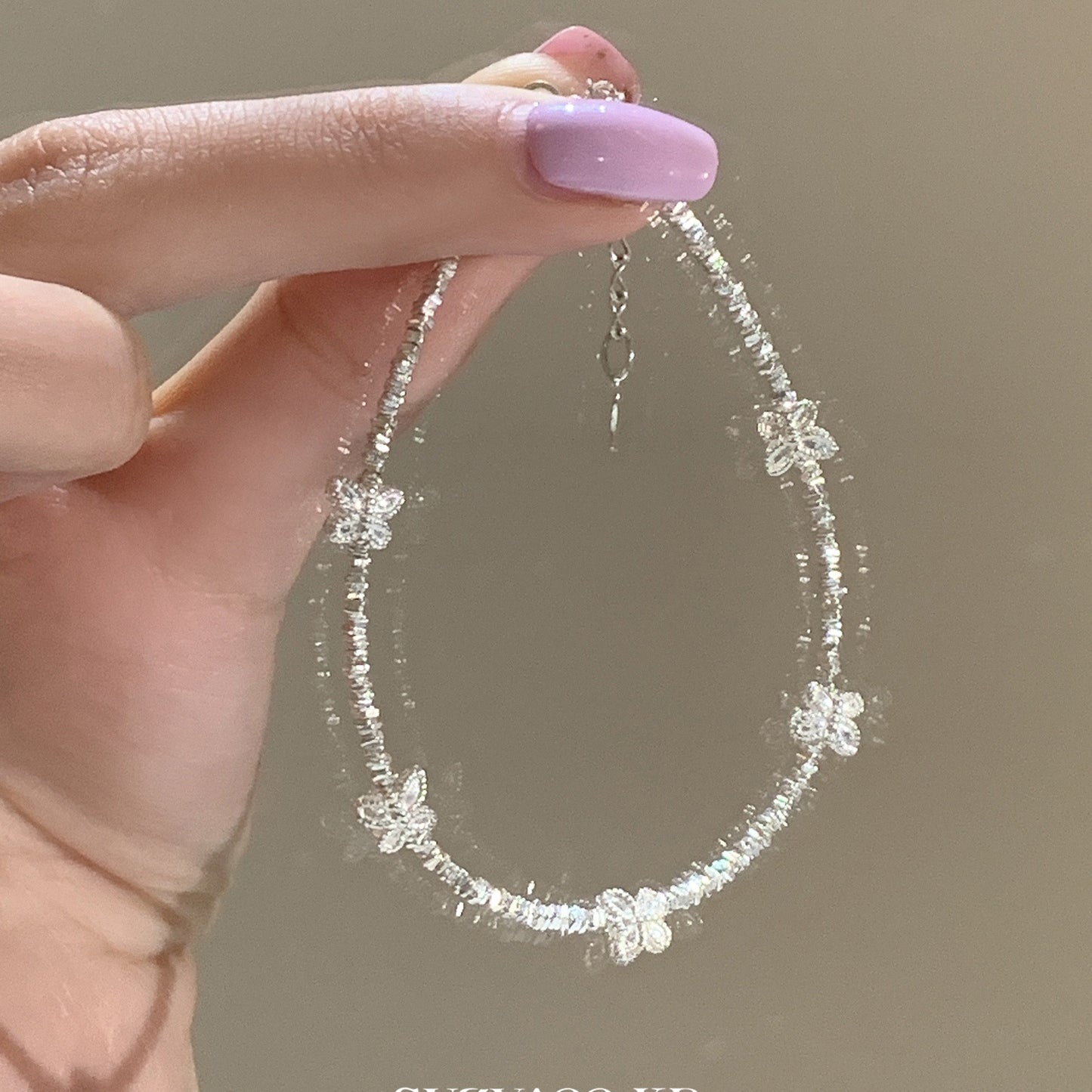 Female Korean Style Simple Light Luxury High Sense Beaded Chinese Bracelet