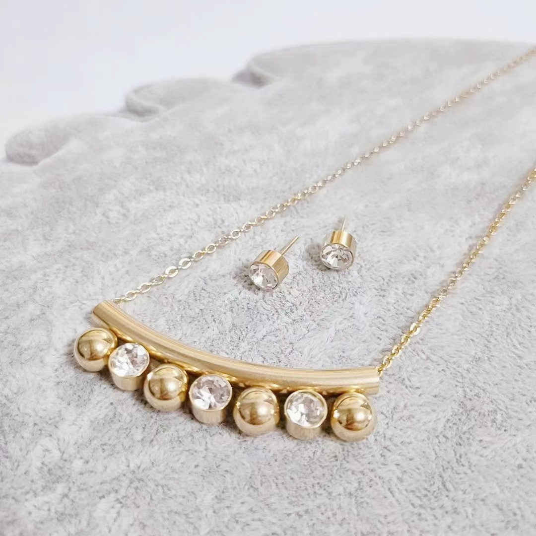 High Quality Color Protection Light Luxury Titanium Necklaces