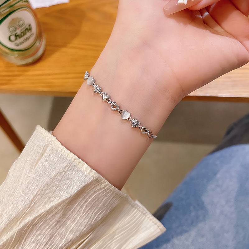 Women's Opal For Trendy Light Luxury Versatile Bracelet