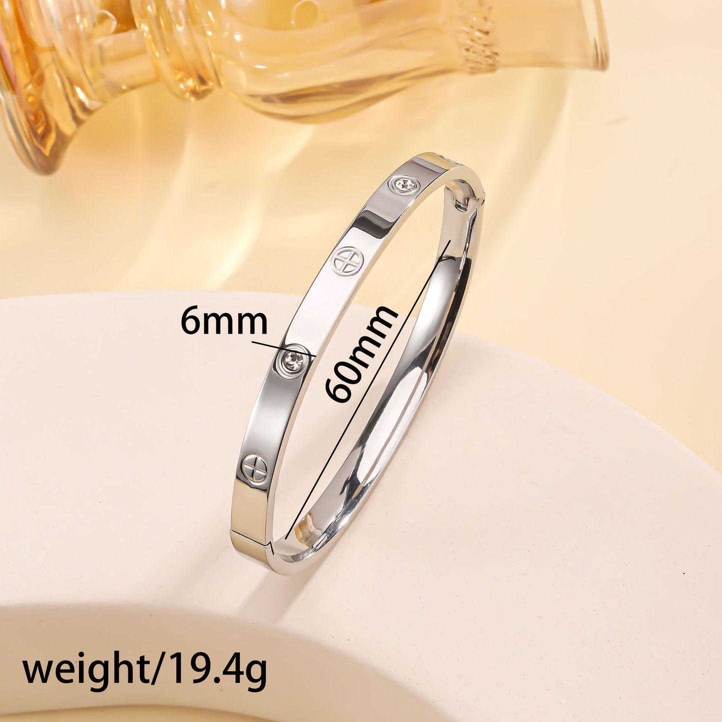 Titanium Steel Stainless Real Gold Furnace Bracelets
