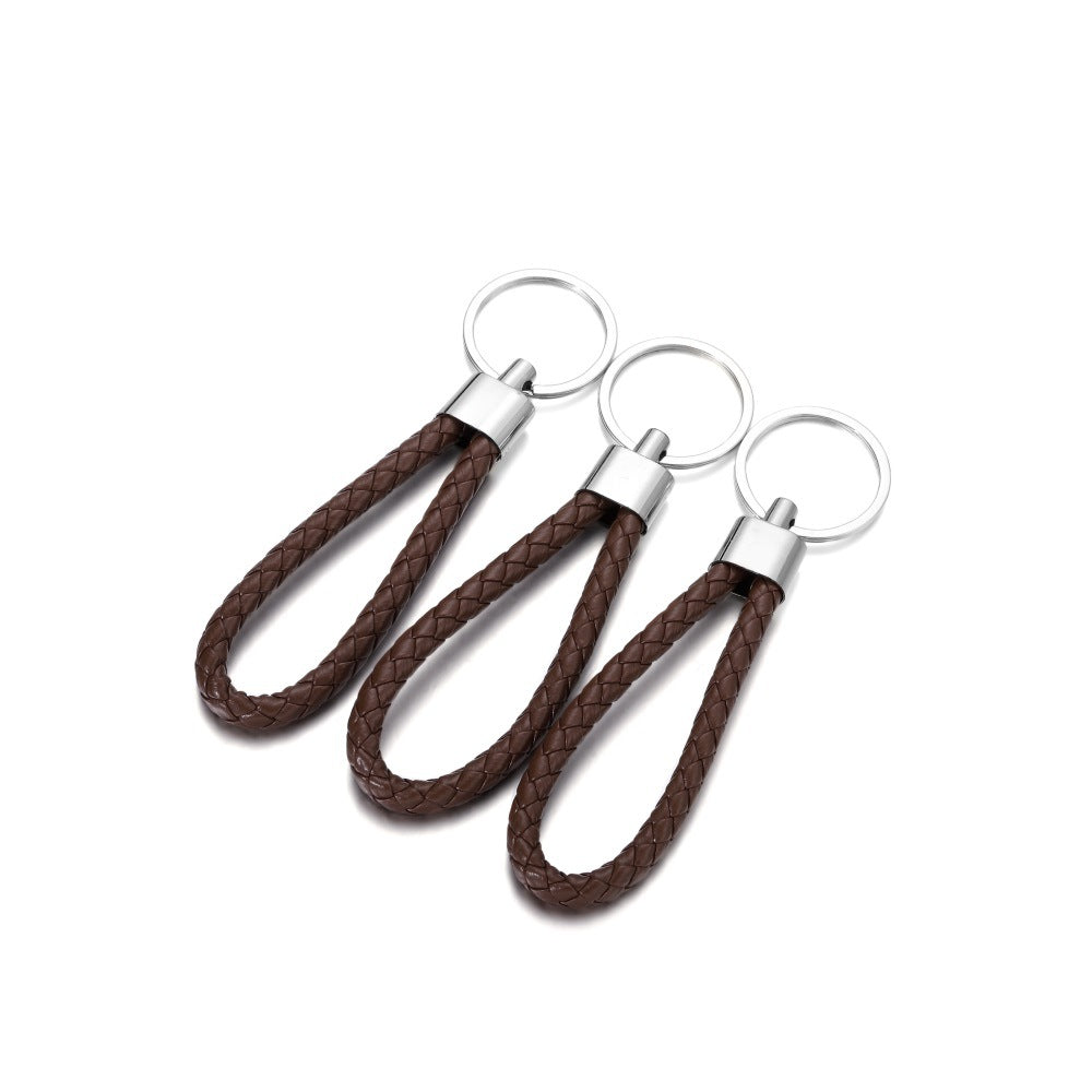 Color Creative Weaving Leather Rope Car Jewelry Accessories