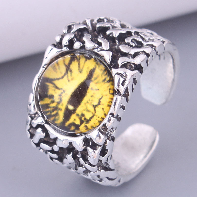 Fashion Retro Simple Devil Eye Temperament Ring