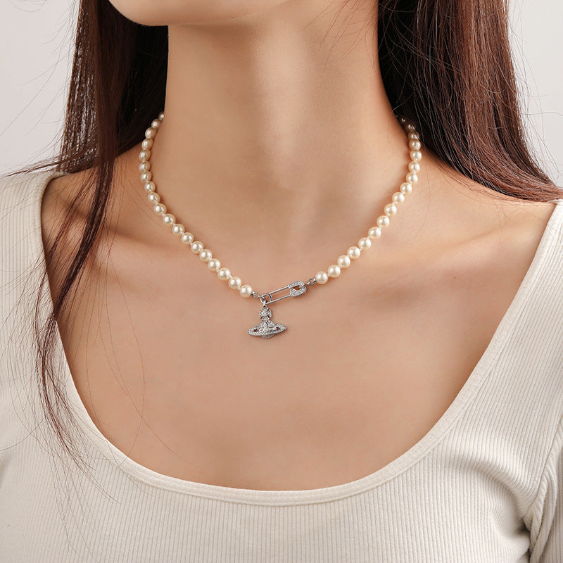 Pin Vintage Clavicle Chain Fashion Special Interest Necklaces