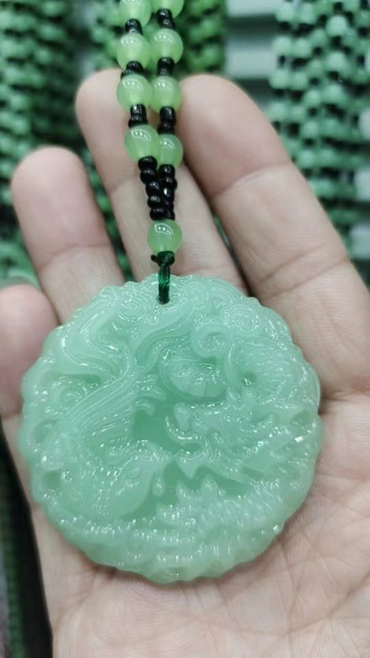 Jade Bamboo Graceful Fashionable Personalized Clothing Necklaces
