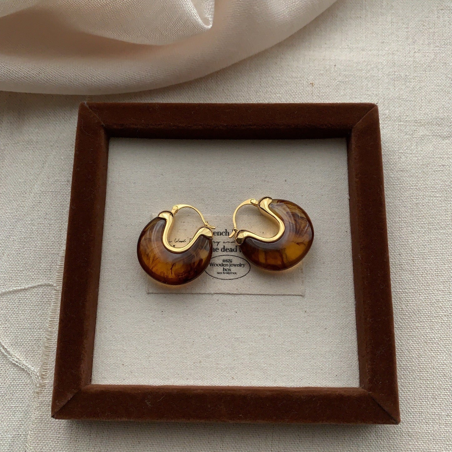 Artsy Semicircle Elegant Wild Candy Color Personalized Earrings