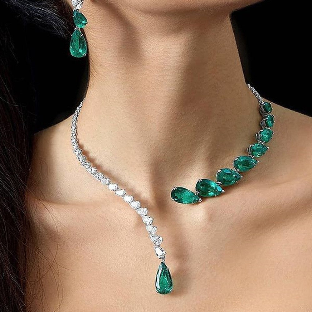 Women's Diamond Open High-grade Party Fashion Alloy Collar