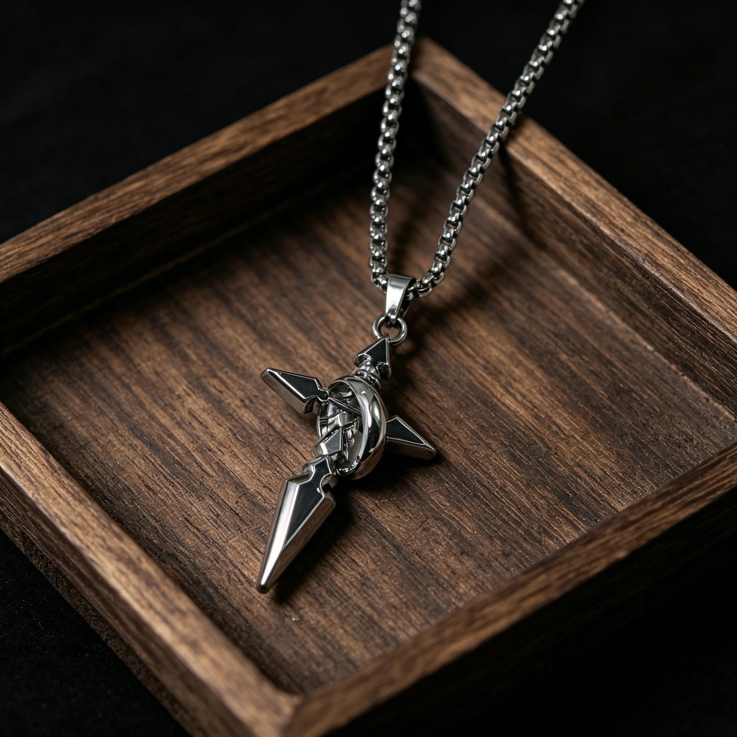 Men's Cross Versatile Personality Hip Hop Tide Necklace